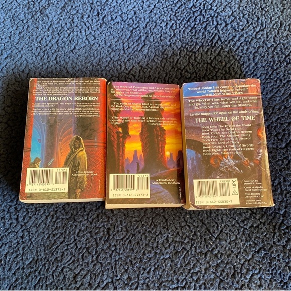 Wheel of Time Books 3, 4, & 5 by Robert Jordan - Picture 2 of 8